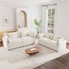 2 - Piece Living Room Set , 2 Pieces Upholstered Loveseat and Couch for Home Office Lounge, Sofa Set of 2, 2-Piece (2+2 Seat) Couch Set For Living Ro