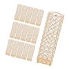 16 PCS Crystal Wedding Flower Vase, 10.24 in Tall Flower Table Centerpieces, Crystal Cylinder Banquet Vases Easy Installation, Versatile Arrangement