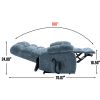 Lift Recliner Chair Heat Massage Dual Motor Infinite Position Up to 350 LBS Large Electric Power Lift Recliners with Power-Remote, Medium-firm and He