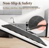 Upgrade Scalloped Embossed Kitchen Mats for Floor 2PCS Cushioned Anti Fatigue Waterproof Foam Kitchen Rugs Non Slip Washable Comfort Standing Mat for