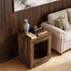 Wooden side table, square side table, coffee table, bedside table, storage capacity
