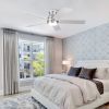 52 in. Integrated LED Farmhouse Indoor/Outdoor Nickel Smart Ceiling Fan with Remote Control