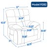 Lift Recliner Chair Heat Massage Dual Motor Infinite Position Up to 350 LBS Large Electric Power Lift Recliners with Power-Remote, Medium-firm and He