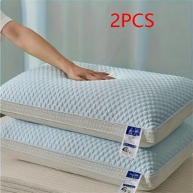 Cooling Breathable Tofu Pillows (Option: Deep Blue-2PCS)